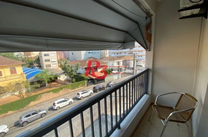 Apartamento com 3 dormitórios à venda, 163 m² por R$ 998.000,00 - Boqueirão - Santos/SP