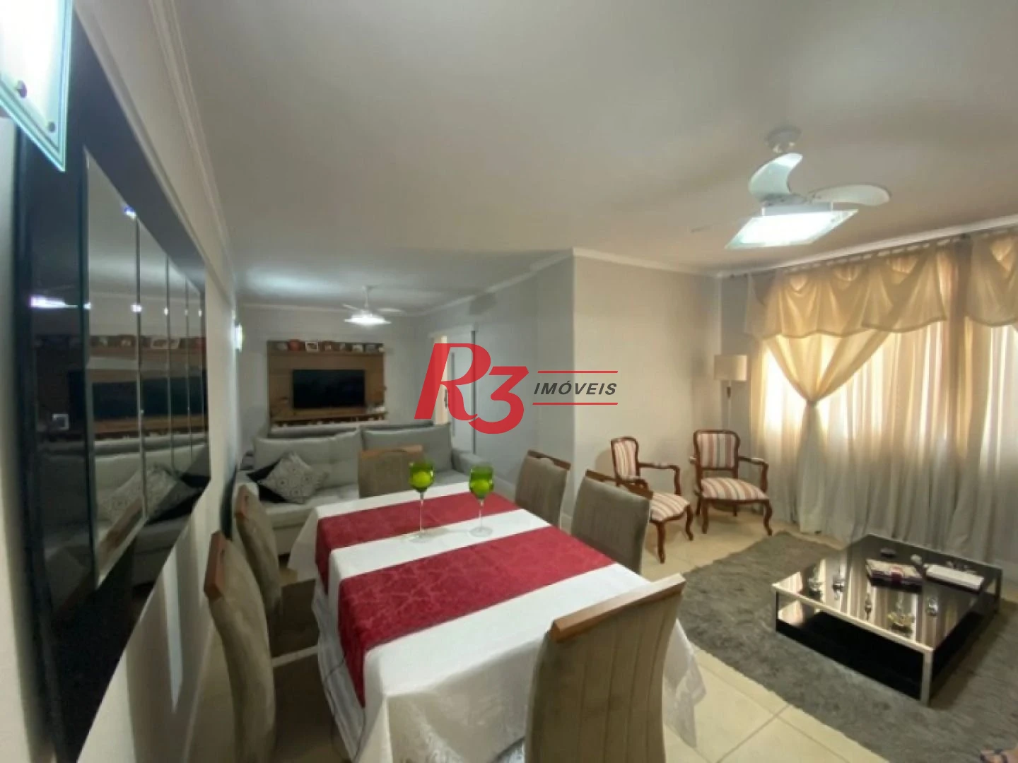 Apartamento com 3 dormitórios à venda, 163 m² por R$ 998.000,00 - Boqueirão - Santos/SP