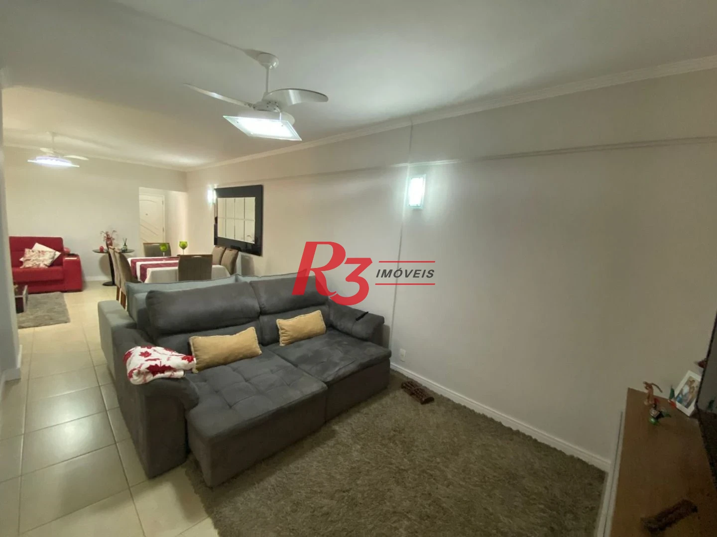 Apartamento com 3 dormitórios à venda, 163 m² por R$ 998.000,00 - Boqueirão - Santos/SP