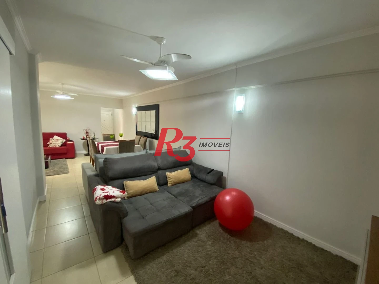 Apartamento com 3 dormitórios à venda, 163 m² por R$ 998.000,00 - Boqueirão - Santos/SP