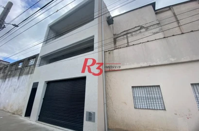 Galpão, 331 m² - venda por R$ 800.000,00 ou aluguel por R$ 5.806,13/mês - Paquetá - Santos/SP