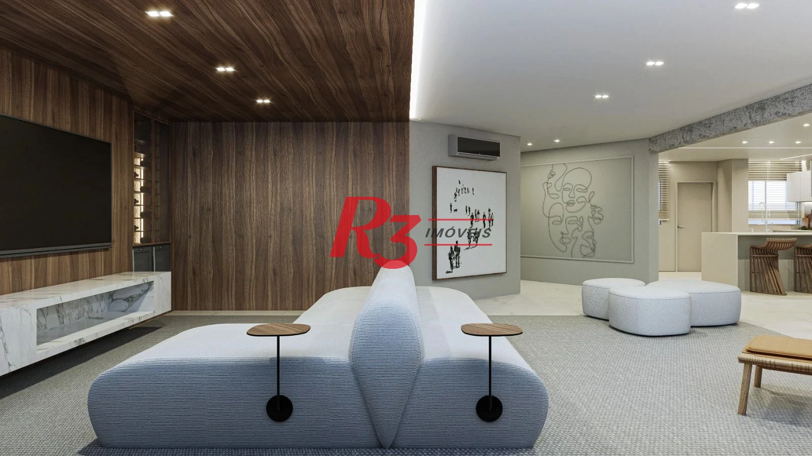 Apartamento à venda, 223 m² por R$ 2.590.000,00 - Boqueirão - Santos/SP