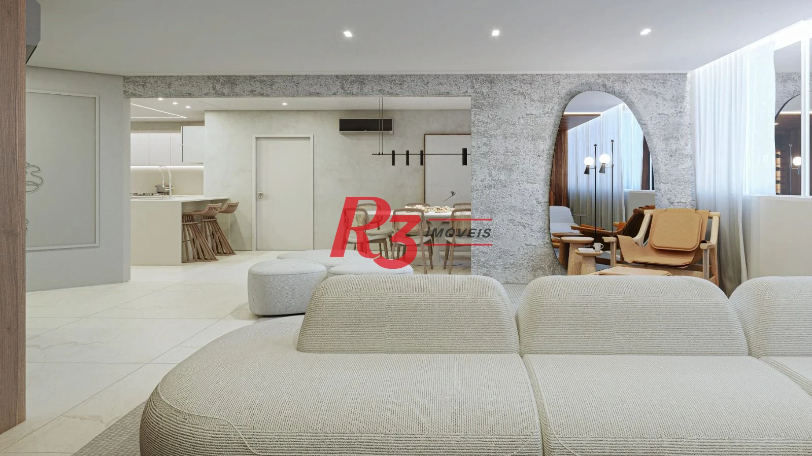 Apartamento à venda, 223 m² por R$ 2.590.000,00 - Boqueirão - Santos/SP
