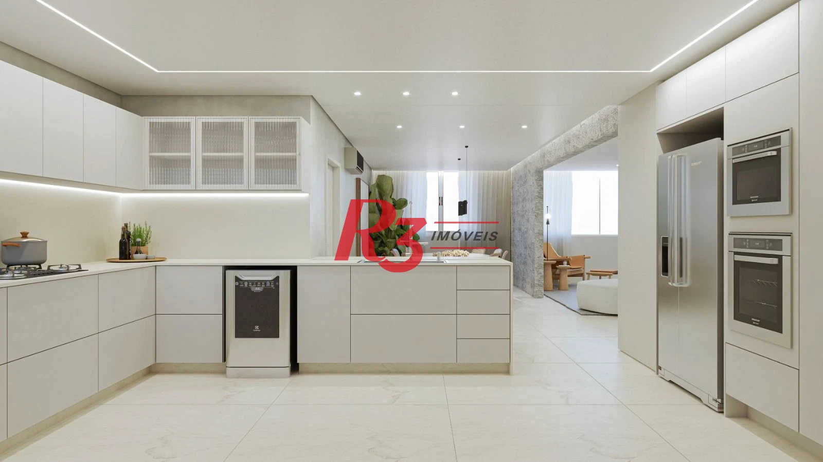 Apartamento à venda, 223 m² por R$ 2.590.000,00 - Boqueirão - Santos/SP