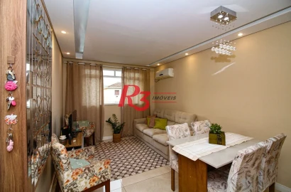 Apartamento à venda, 89 m² por R$ 412.000,00 - Vila Matias - Santos/SP