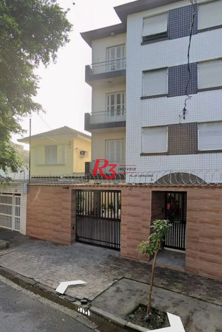 Apartamento com 2 dormitórios à venda, 46 m² por R$ 370.000,00 - Campo Grande - Santos/SP