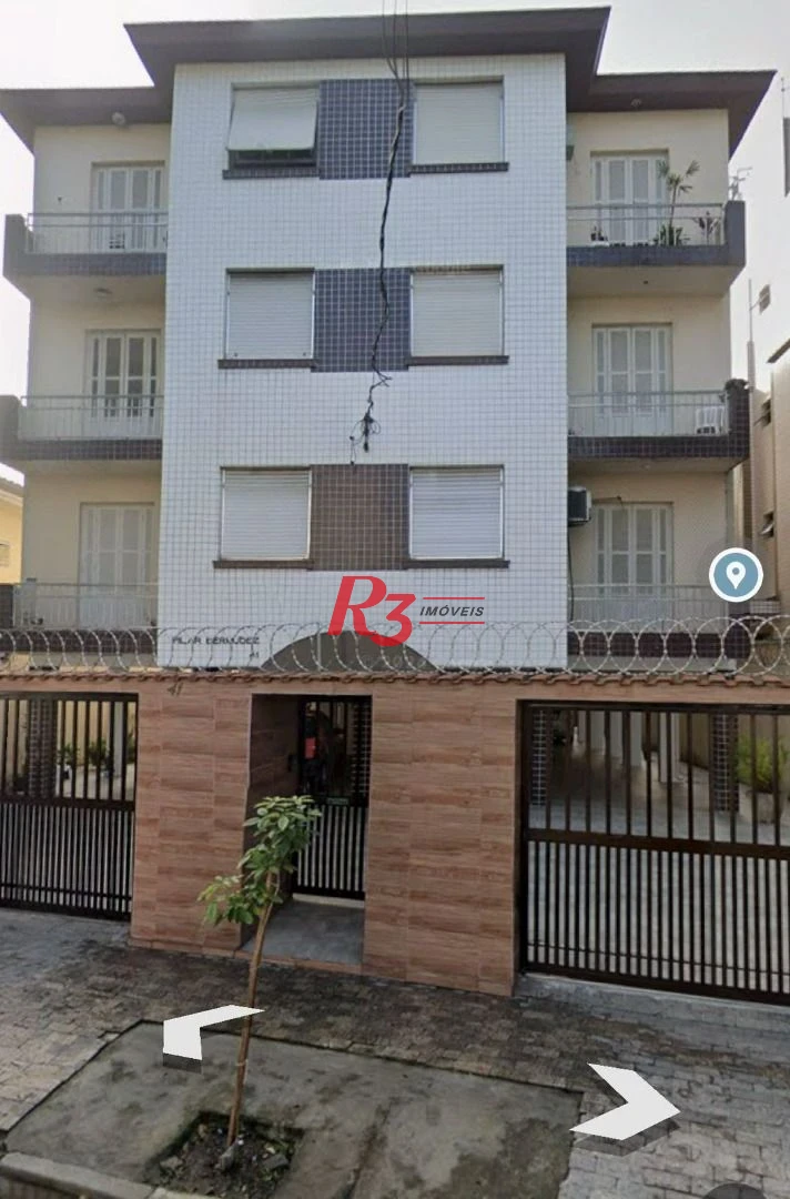 Apartamento com 2 dormitórios à venda, 46 m² por R$ 370.000,00 - Campo Grande - Santos/SP