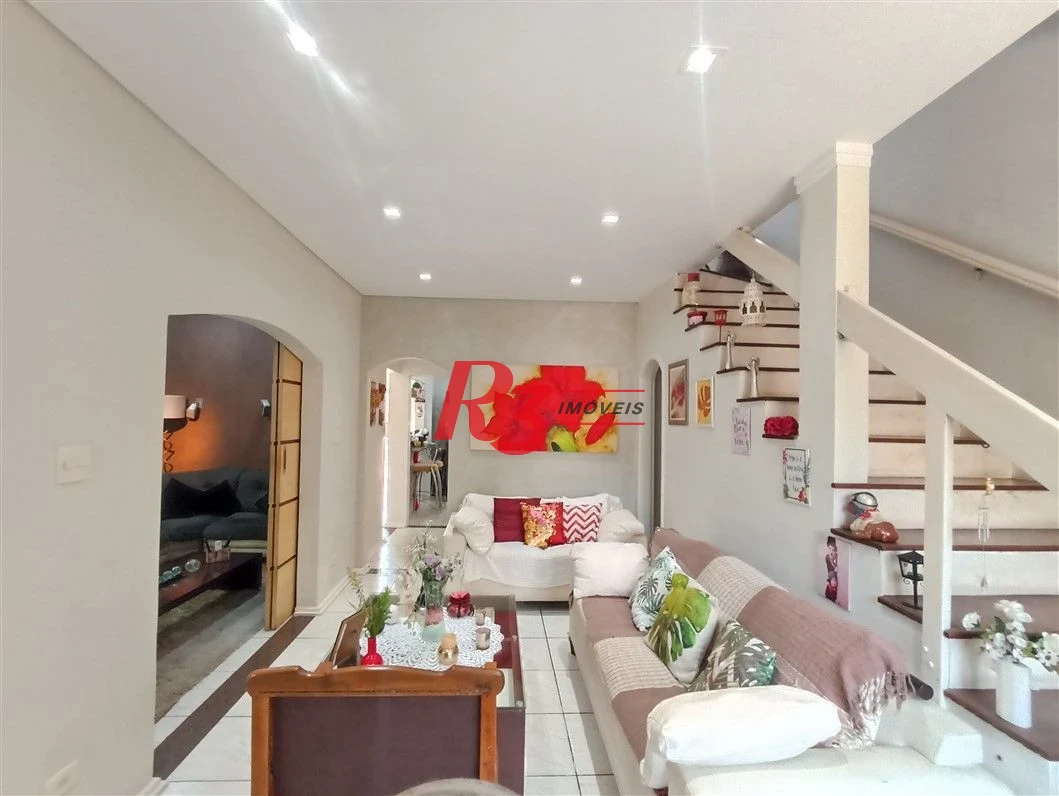 Sobrado à venda, 236 m² por R$ 1.990.000,00 - Embaré - Santos/SP