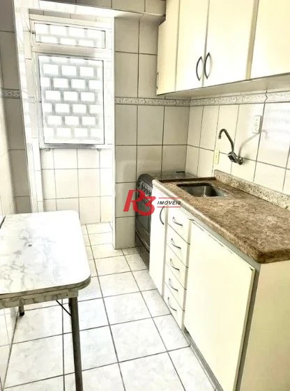 Apartamento com 1 dormitório à venda, 56 m² por R$ 315.000,00 - Boqueirão - Santos/SP
