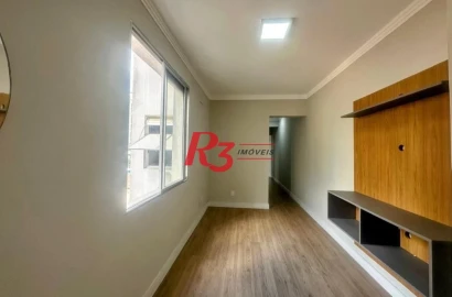 Apartamento à venda, 56 m² por R$ 439.000,00 - Boqueirão - Santos/SP