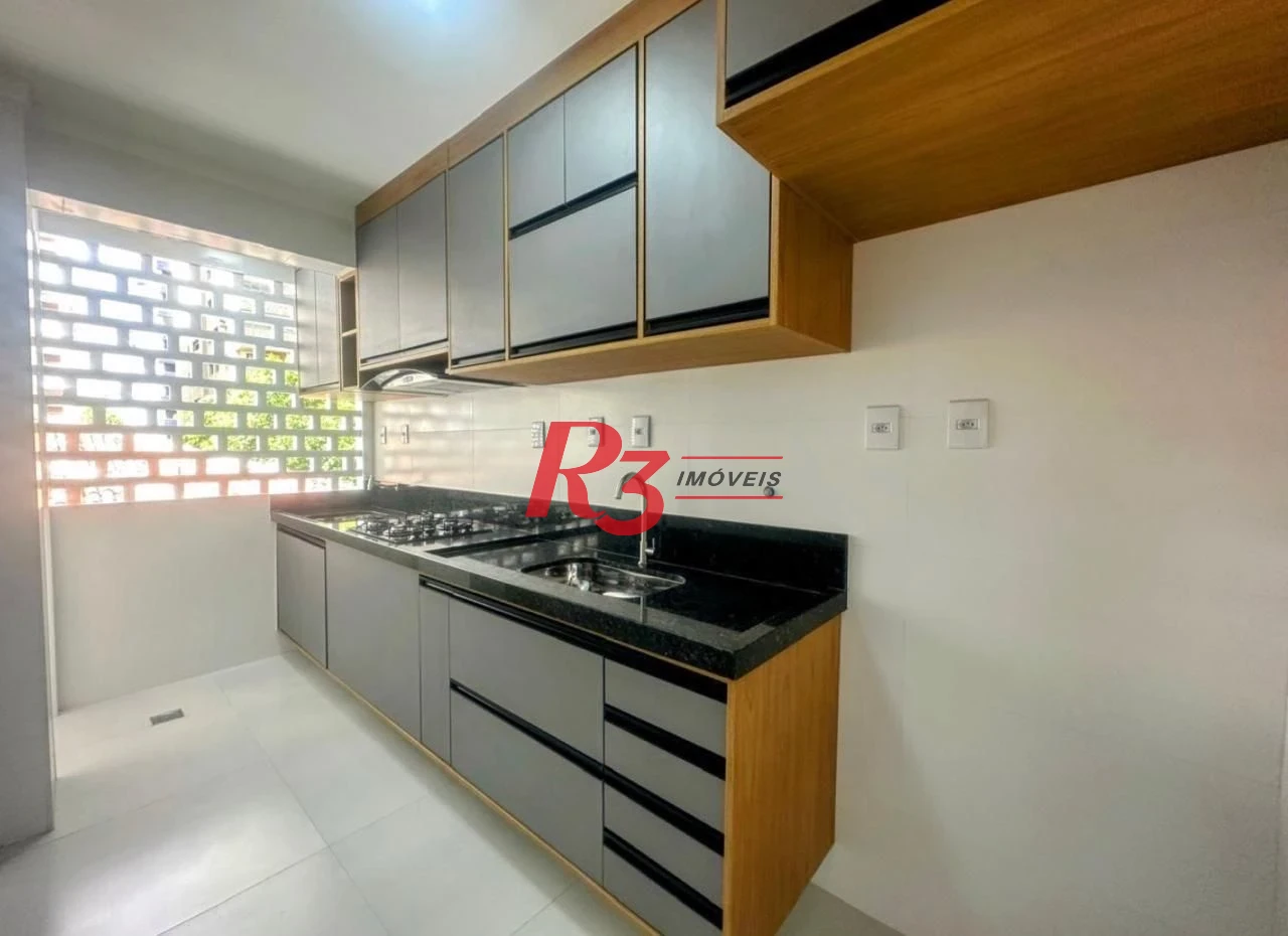 Apartamento à venda, 56 m² por R$ 439.000,00 - Boqueirão - Santos/SP