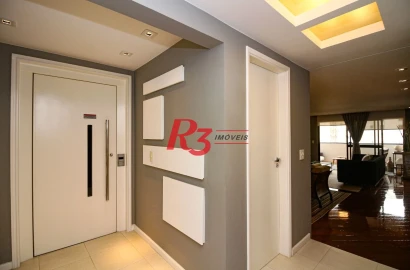 Apartamento com 4 suítes à venda, 266 m² por R$ 2.500.000 - Boqueirão - Santos/SP