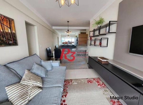 Apartamento à venda, 108 m² por R$ 1.940.000,00 - Gonzaga - Santos/SP
