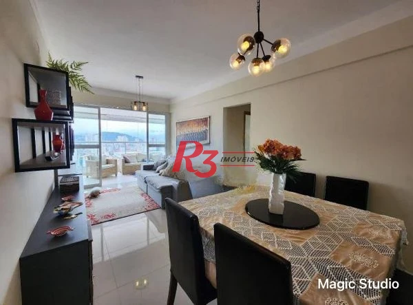 Apartamento à venda, 108 m² por R$ 1.940.000,00 - Gonzaga - Santos/SP