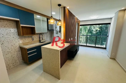Apartamento com 2 dormitórios à venda, 62 m² por R$ 756.000,00 - Marapé - Santos/SP