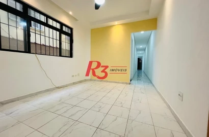 Apartamento com 2 dormitórios para alugar, 60 m² por R$ 3.300,00/mês - Marapé - Santos/SP