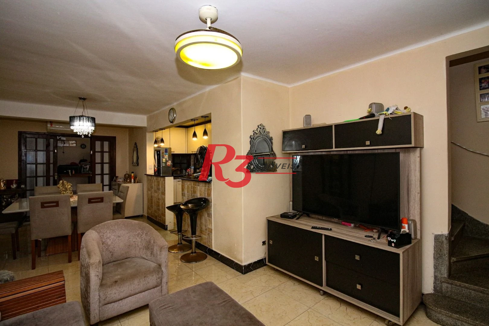 Sobrado à venda, 135 m² por R$ 1.015.000,00 - Boqueirão - Santos/SP