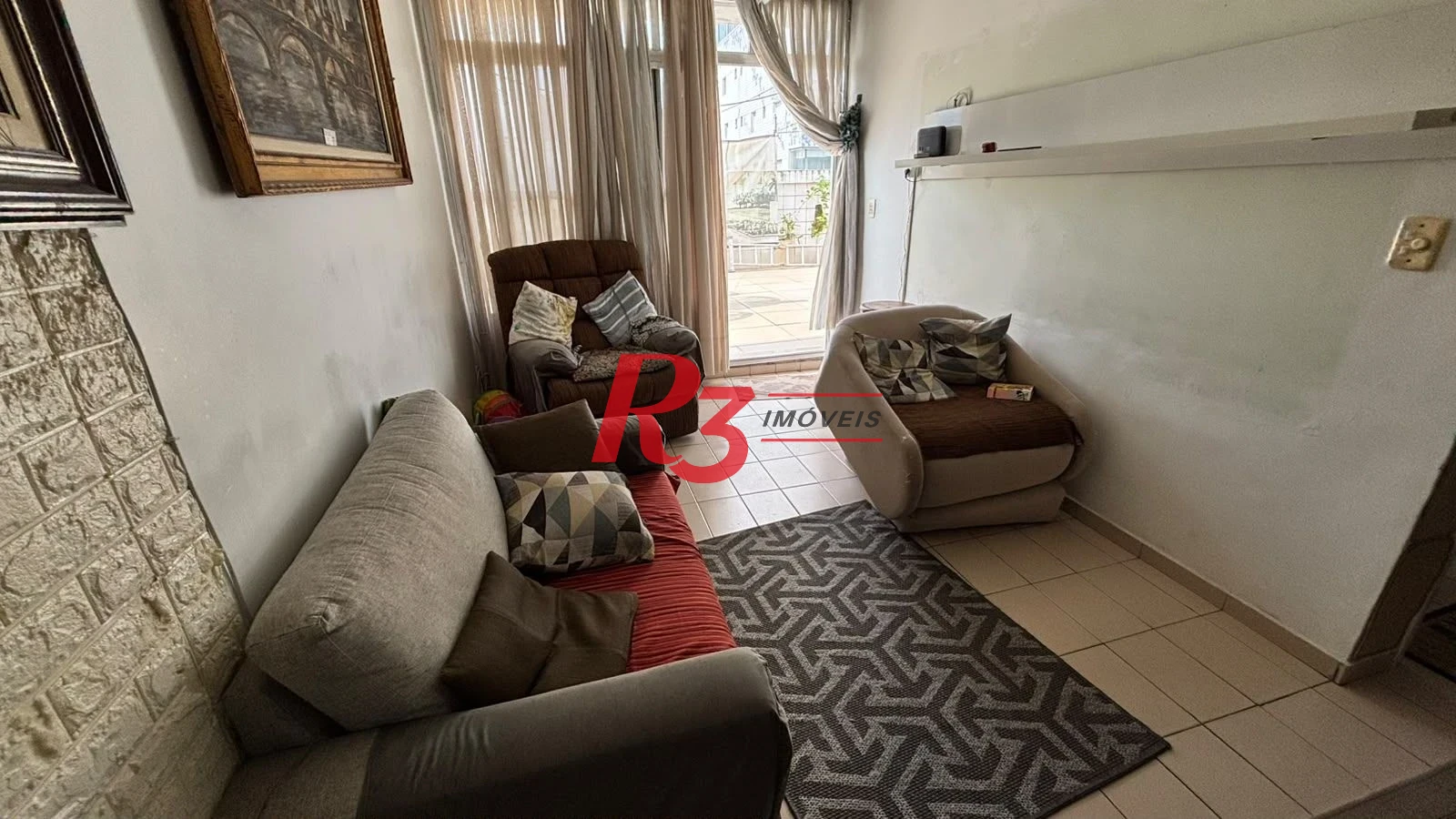 Apartamento Garden com 2 dormitórios à venda, 120 m² por R$ 690.000,00 - Gonzaga - Santos/SP