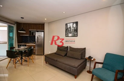Apartamento à venda, 63 m² por R$ 845.000,00 - Pompéia - Santos/SP