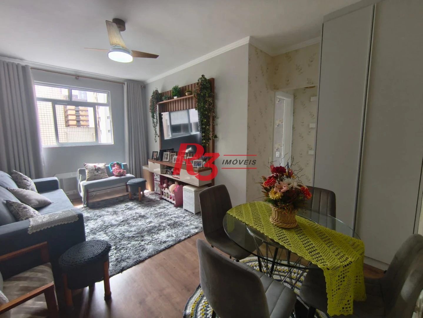 Apartamento à venda, 56 m² por R$ 500.000,00 - Gonzaga - Santos/SP