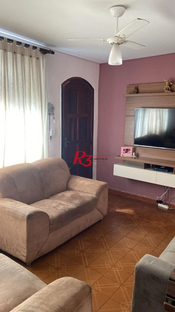 Casa com 3 dormitórios à venda por R$ 426.000 - Parque Bitaru - São Vicente/SP