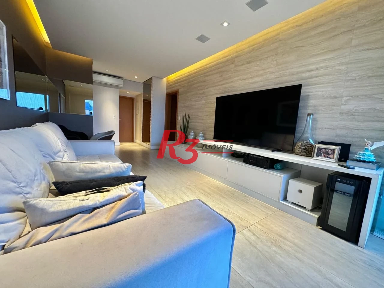 Apartamento com 3 dormitórios à venda, 124 m² por R$ 2.200.000,00 - Boqueirão - Santos/SP