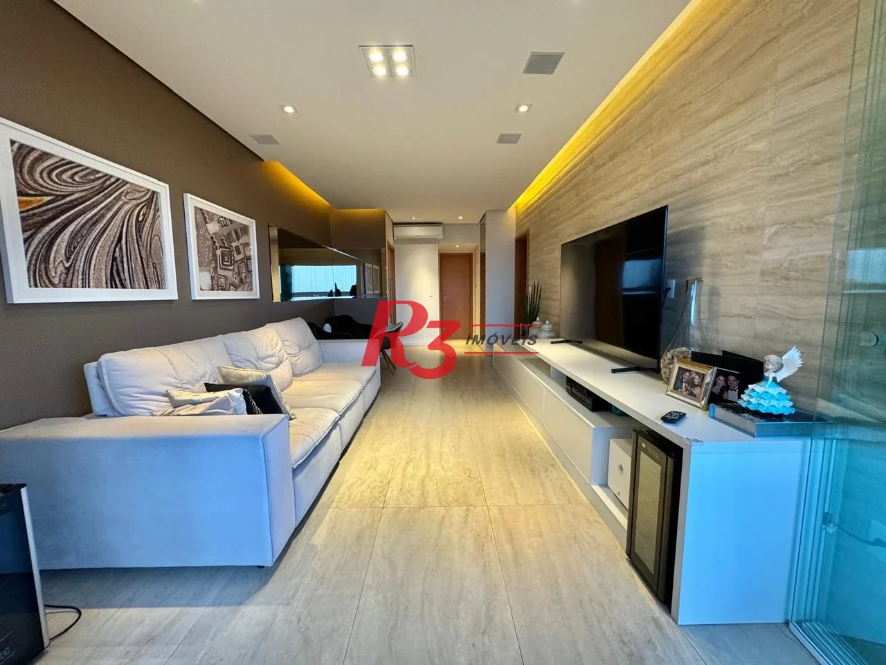 Apartamento com 3 dormitórios à venda, 124 m² por R$ 2.200.000,00 - Boqueirão - Santos/SP