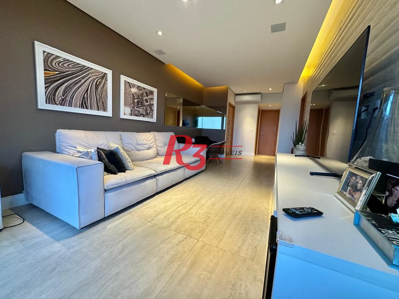 Apartamento com 3 dormitórios à venda, 124 m² por R$ 2.200.000,00 - Boqueirão - Santos/SP