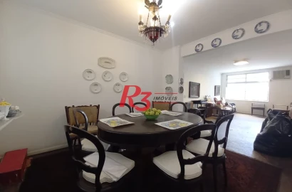 Apartamento com 3 dormitórios à venda, 224 m² por R$ 900.000,00 - Gonzaga - Santos/SP