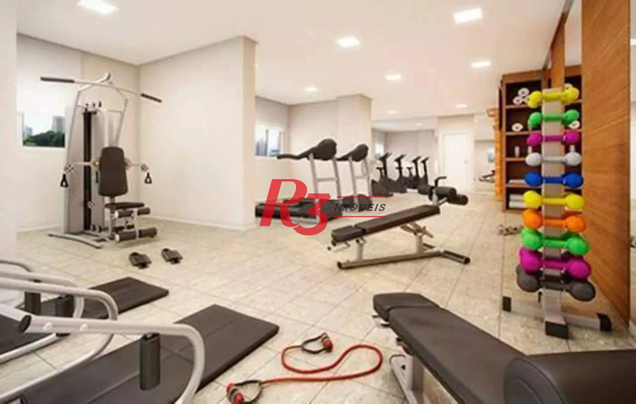 Apartamento com 3 dormitórios à venda, 65 m² por R$ 383.000,00 - Morro de Nova Cintra - Santos/SP