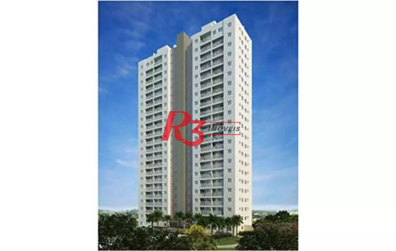 Apartamento com 3 dormitórios à venda, 65 m² por R$ 383.000,00 - Morro de Nova Cintra - Santos/SP