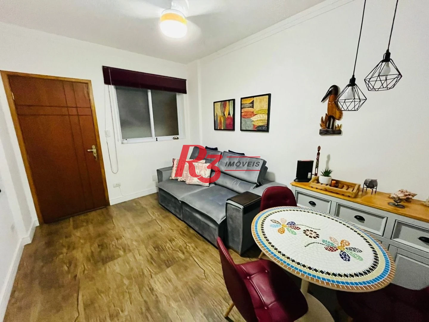 Apartamento com 1 dormitório à venda, 42 m² por R$ 490.000,00 - Gonzaga - Santos/SP