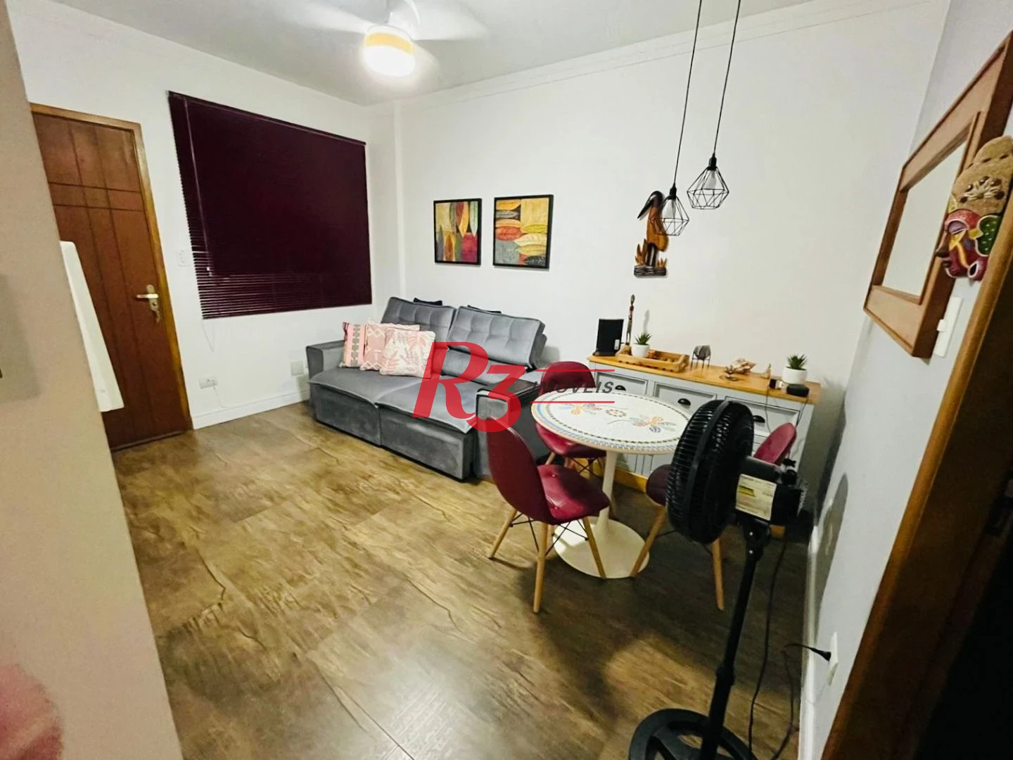Apartamento com 1 dormitório à venda, 42 m² por R$ 490.000,00 - Gonzaga - Santos/SP