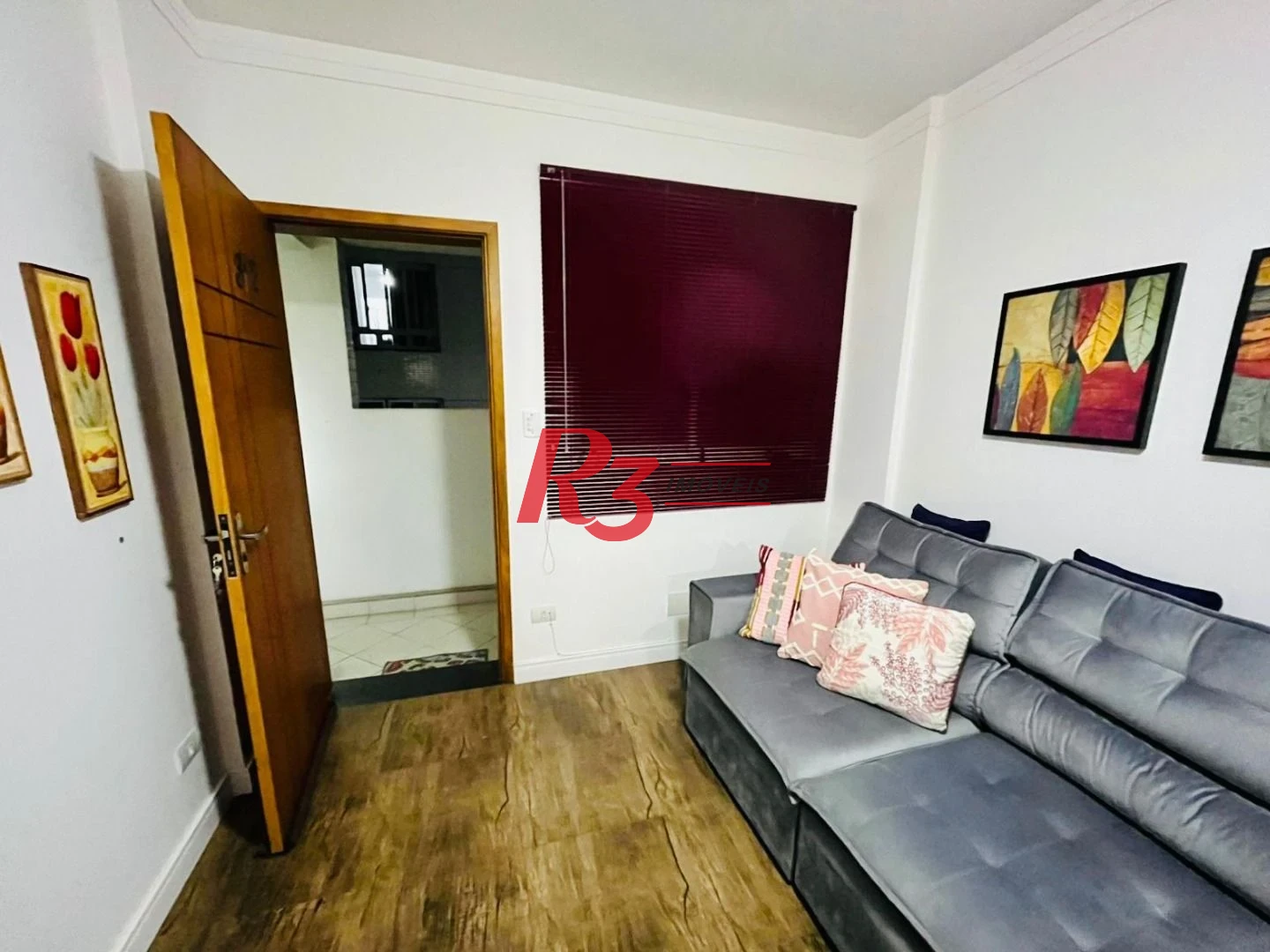 Apartamento com 1 dormitório à venda, 42 m² por R$ 490.000,00 - Gonzaga - Santos/SP