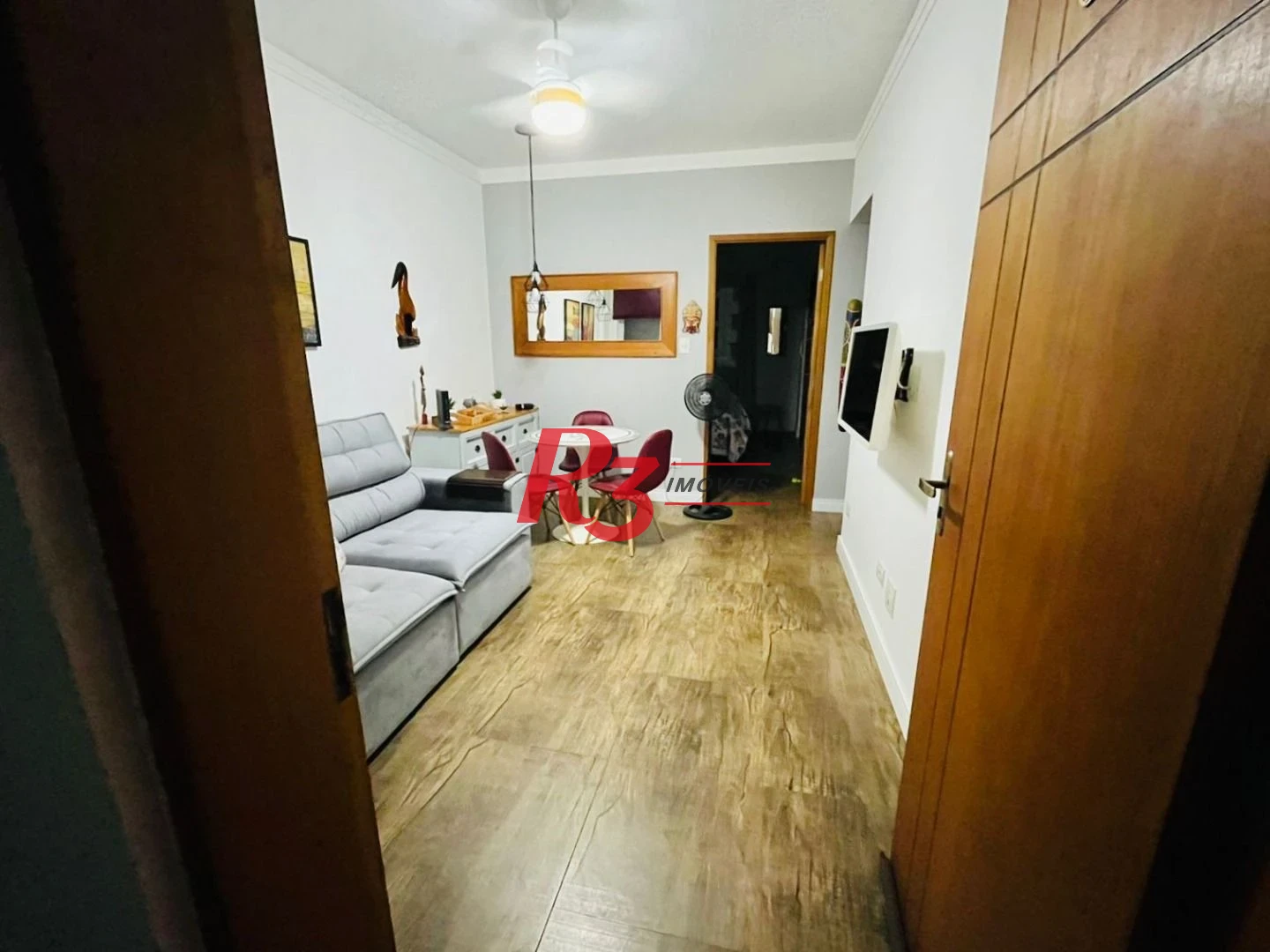 Apartamento com 1 dormitório à venda, 42 m² por R$ 490.000,00 - Gonzaga - Santos/SP