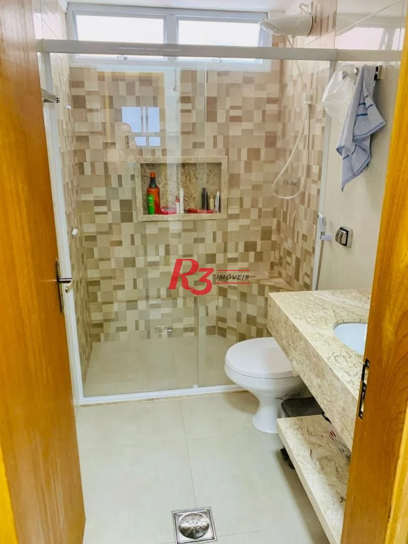 Apartamento com 1 dormitório à venda, 42 m² por R$ 490.000,00 - Gonzaga - Santos/SP