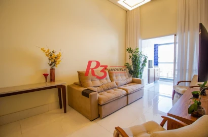 Apartamento à venda, 114 m² por R$ 1.650.000,00 - Pompéia - Santos/SP