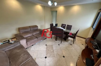Apartamento à venda, 122 m² por R$ 650.000,00 - Campo Grande - Santos/SP