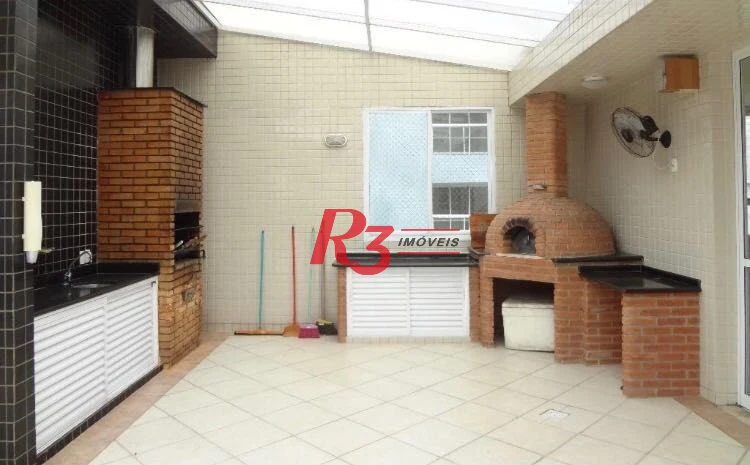 Apartamento com 3 dormitórios à venda, 160 m² por R$ 1.800.000,00 - Pompéia - Santos/SP