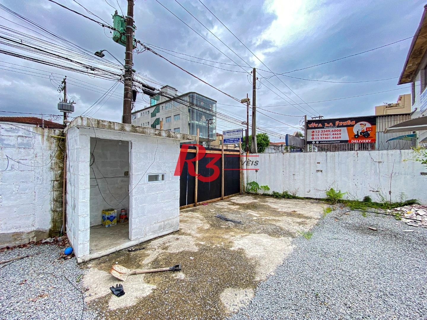 Terreno para alugar, 387 m² por R$ 20.000,00/mês - Encruzilhada - Santos/SP