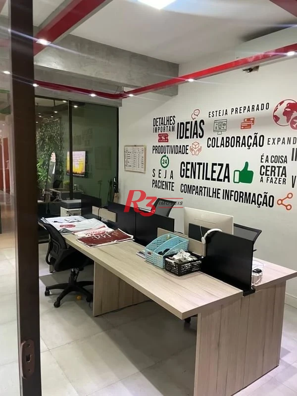 Sala para alugar, 450 m² por R$ 6.090,00/mês - Centro - Santos/SP