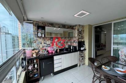 Apartamento com 2 dormitórios à venda, 87 m² por R$ 630.000,00 - Centro - São Vicente/SP
