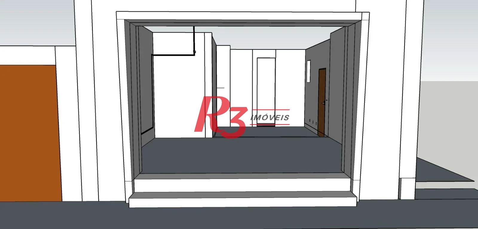 Terreno para alugar, 300 m² por R$ 10.000,00/mês - Chico de Paula - Santos/SP