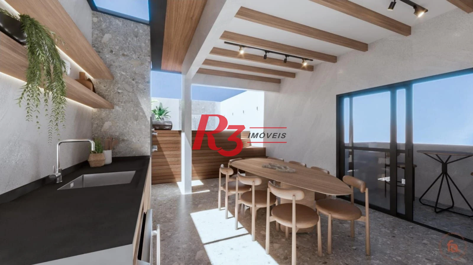Casa com 3 dormitórios à venda, 215 m² por R$ 1.490.000,00 - Embaré - Santos/SP