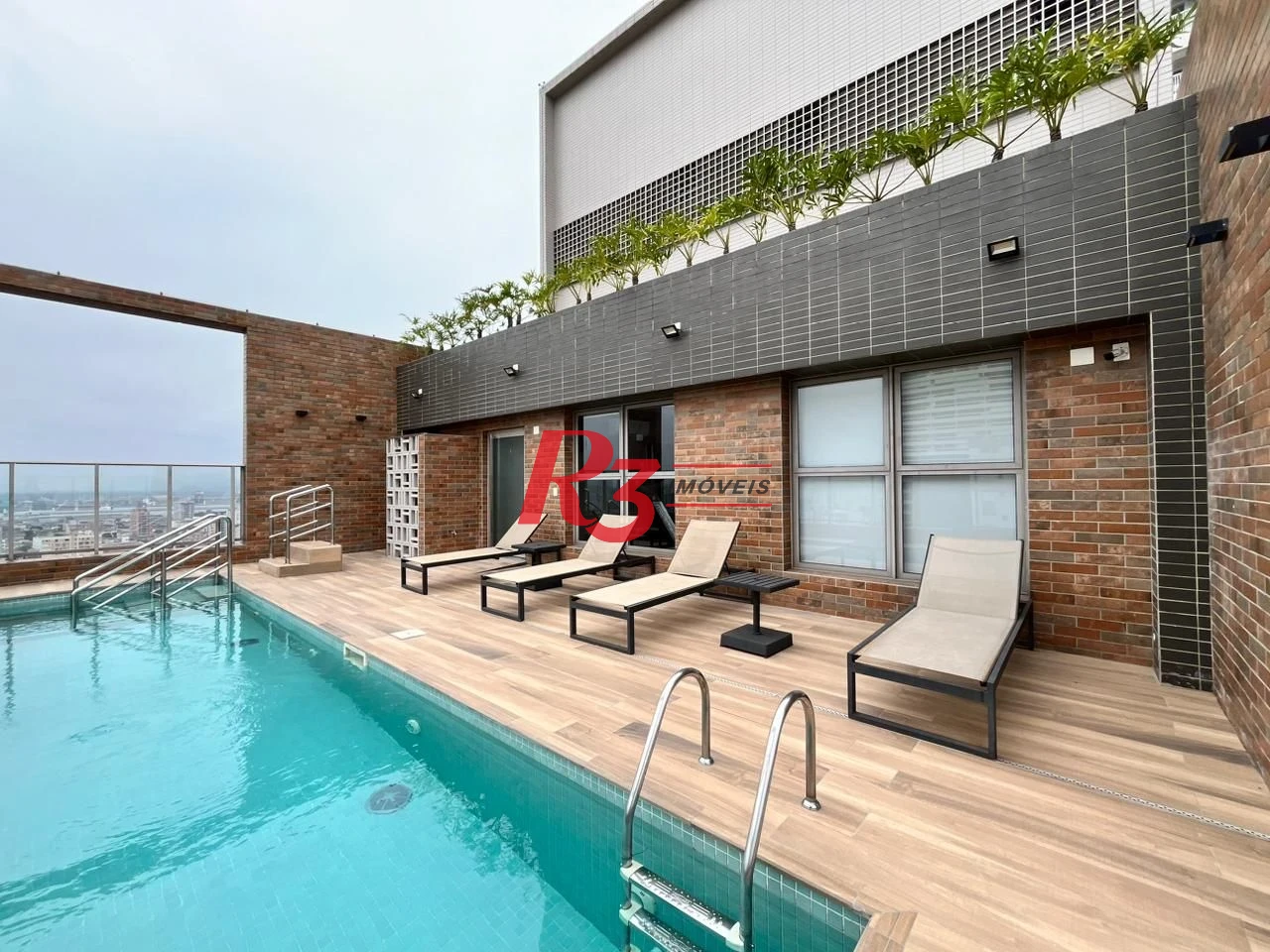 Apartamento com 1 dormitório à venda, 65 m² por R$ 955.000,00 - Aparecida - Santos/SP