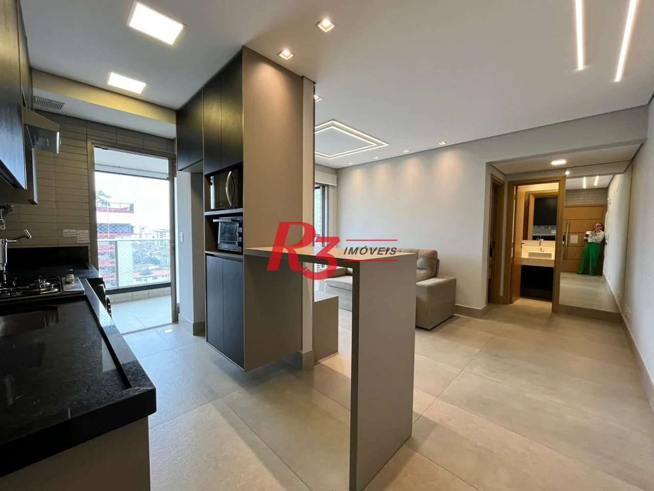 Apartamento com 1 dormitório à venda, 65 m² por R$ 955.000,00 - Aparecida - Santos/SP