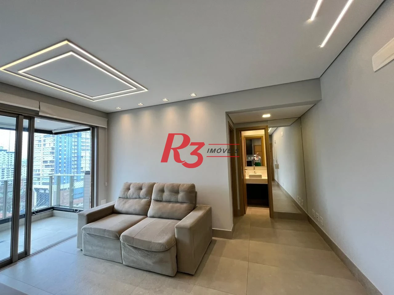 Apartamento com 1 dormitório à venda, 65 m² por R$ 955.000,00 - Aparecida - Santos/SP