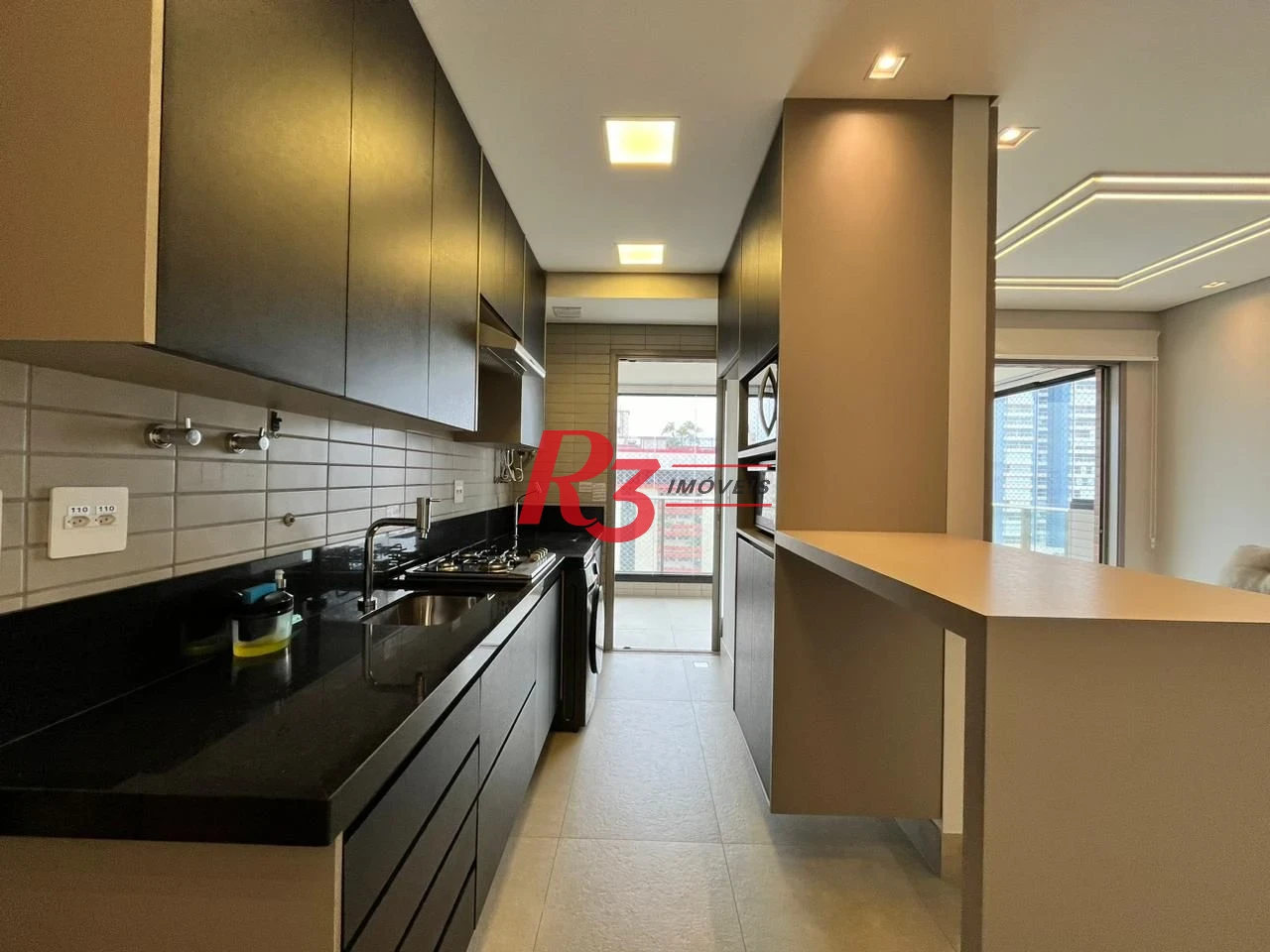 Apartamento com 1 dormitório à venda, 65 m² por R$ 955.000,00 - Aparecida - Santos/SP