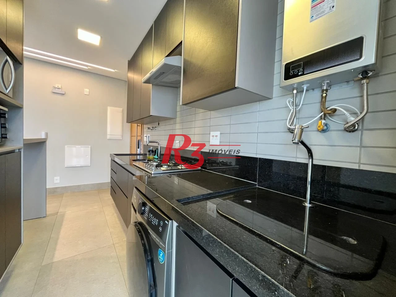 Apartamento com 1 dormitório à venda, 65 m² por R$ 955.000,00 - Aparecida - Santos/SP