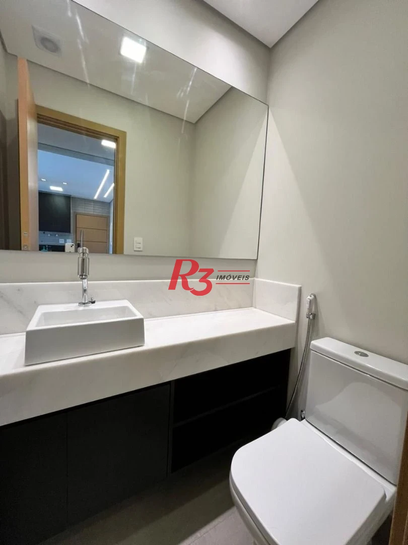 Apartamento com 1 dormitório à venda, 65 m² por R$ 955.000,00 - Aparecida - Santos/SP